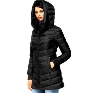 Soia & Kyo Womens Alanis N Down Puffer Coat size XS Black